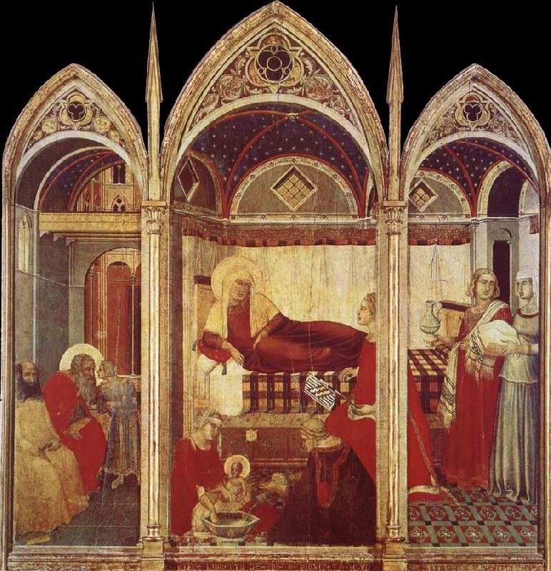 Ambrogio Lorenzetti Birth of the Virgin France oil painting art